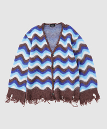 Lamrof（ラムロフ）の「LAMROF / ラムロフ WAVE MOHAIR CARDIGAN（カーディガン/ボレロ）」