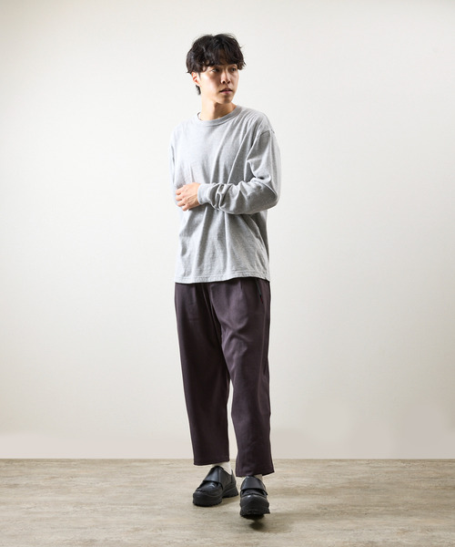 And A（アンドエー）の「GRAMICCI グラミチ / WOOL LIKE WIDE TAPERED PANT ウールライクワイドテーパードパンツ / GMP5-FJP003（スラックス・メンズ・ブラック/チャコールグレー/ブラウン・SMALL/MEDIUM/LARGE/X-LARGE）」の18枚目の写真