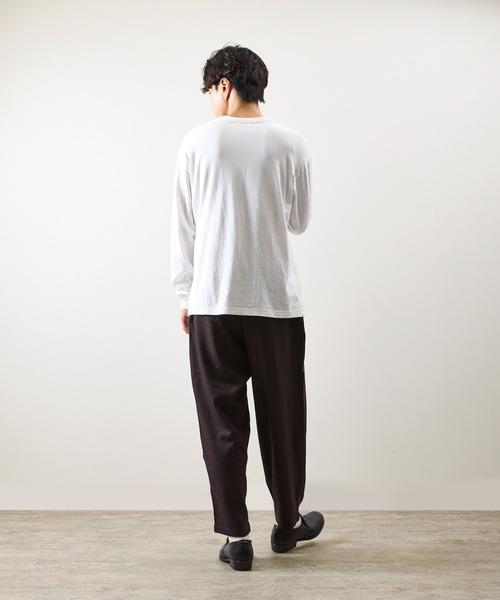 And A（アンドエー）の「GRAMICCI グラミチ / WOOL LIKE WIDE TAPERED PANT ウールライクワイドテーパードパンツ / GMP5-FJP003（スラックス・メンズ・ブラック/チャコールグレー/ブラウン・SMALL/MEDIUM/LARGE/X-LARGE）」の8枚目の写真