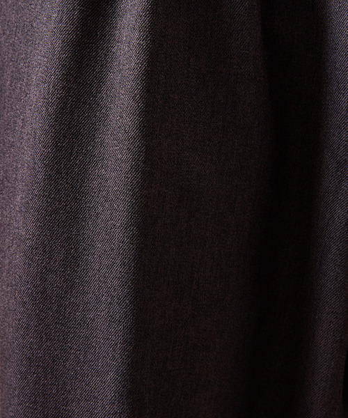And A（アンドエー）の「GRAMICCI グラミチ / WOOL LIKE WIDE TAPERED PANT ウールライクワイドテーパードパンツ / GMP5-FJP003（スラックス・メンズ・ブラック/チャコールグレー/ブラウン・SMALL/MEDIUM/LARGE/X-LARGE）」の9枚目の写真