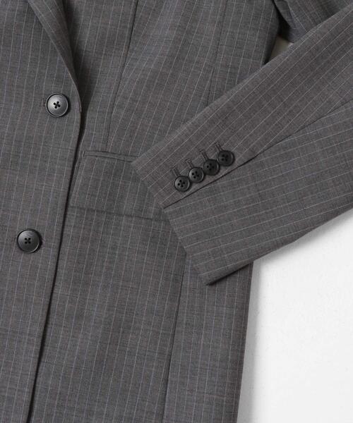 URBAN RESEARCH（アーバンリサーチ）の「ウールブレンドテーラードジャケット（その他アウター・レディース・グレー系その他/ブラック・36/38）」の12枚目の写真