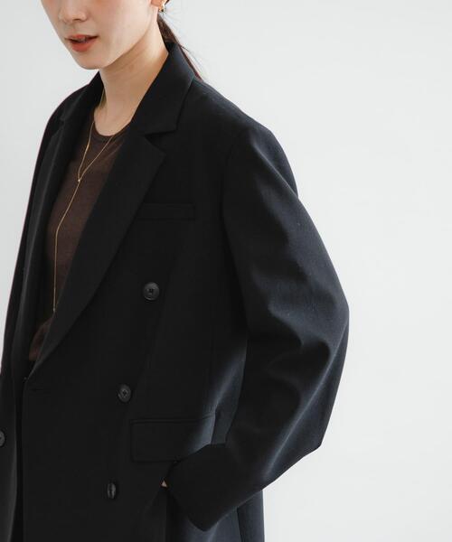 URBAN RESEARCH（アーバンリサーチ）の「ウールブレンドテーラードジャケット（その他アウター・レディース・グレー系その他/ブラック・36/38）」の17枚目の写真