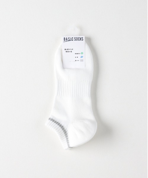 Right-on（ライトオン）の「【BASIC SOCKS】セミショートアンクルソックス（ソックス/靴下・メンズ・ネイビー/ホワイト/グレー/ブラック・フリー）」の9枚目の写真