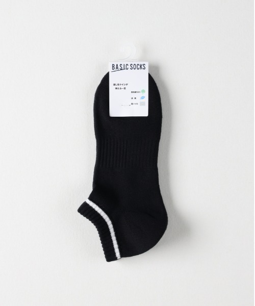 Right-on（ライトオン）の「【BASIC SOCKS】セミショートアンクルソックス（ソックス/靴下・メンズ・ネイビー/ホワイト/グレー/ブラック・フリー）」の10枚目の写真