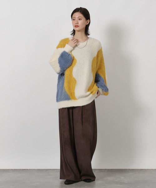 LAKOLE（ラコレ）の「コーデュロイタックパンツ / 593436（その他パンツ・レディース・ブラウン/パープル/ライトベージュ/ブラック・MEDIUM/LARGE）」の11枚目の写真