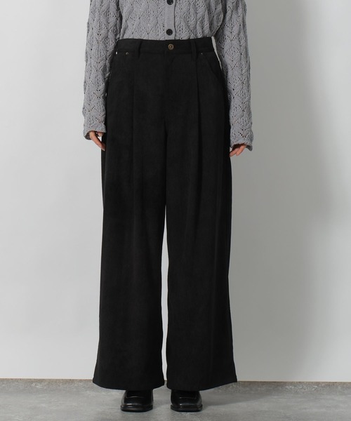 LAKOLE（ラコレ）の「コーデュロイタックパンツ / 593436（その他パンツ・レディース・ブラウン/パープル/ライトベージュ/ブラック・MEDIUM/LARGE）」の17枚目の写真