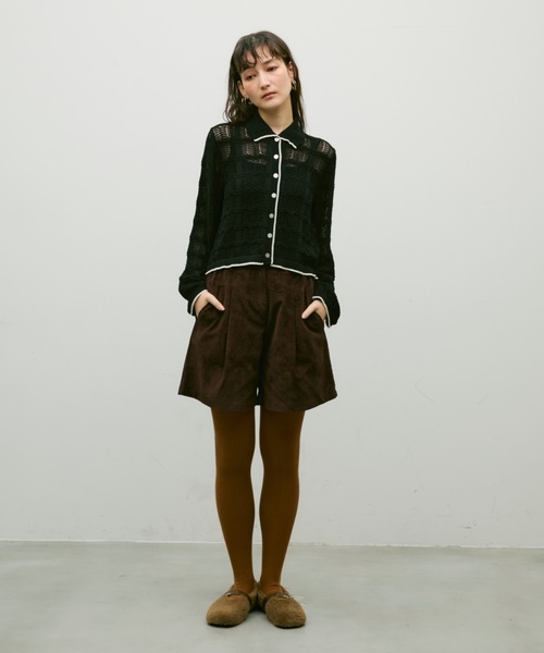 Lutim by u(ルチバイユー)の「Strap boa flat shoes / ストラップボアフラットシューズ(パンプス・レディース・ブラック/アイボリー/ベージュ・23.5/24.5)」の20枚目の写真