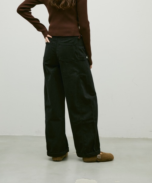 Lutim by u(ルチバイユー)の「Strap boa flat shoes / ストラップボアフラットシューズ(パンプス・レディース・ブラック/アイボリー/ベージュ・23.5/24.5)」の13枚目の写真