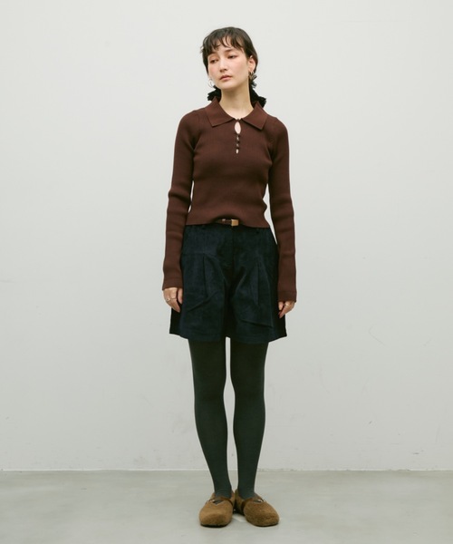 Lutim by u(ルチバイユー)の「Strap boa flat shoes / ストラップボアフラットシューズ(パンプス・レディース・ブラック/アイボリー/ベージュ・23.5/24.5)」の19枚目の写真