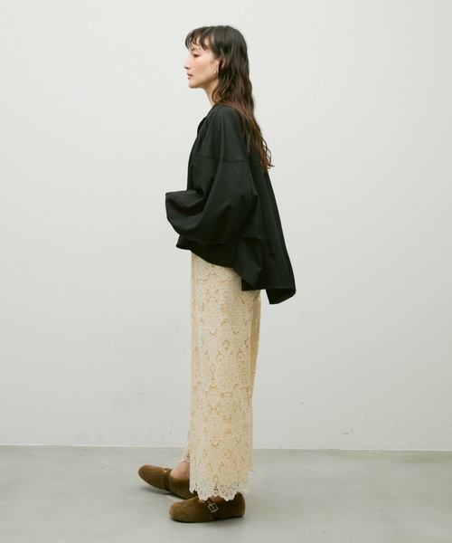 Lutim by u(ルチバイユー)の「Strap boa flat shoes / ストラップボアフラットシューズ(パンプス・レディース・ブラック/アイボリー/ベージュ・23.5/24.5)」の17枚目の写真