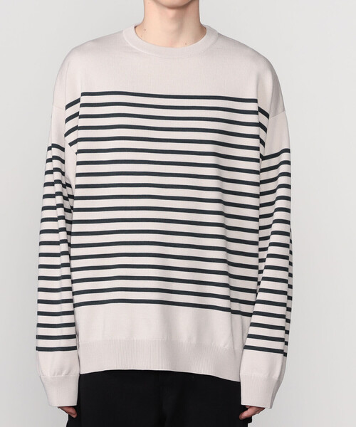 ORCIVAL（オーシバル）の「ORCIVAL | プレーティング プルオーバーニット MEN（ニット/セーター・メンズ・ホワイト系その他/ブラック系その他/グレー系その他/ベージュ系その他・4/3/5）」の14枚目の写真