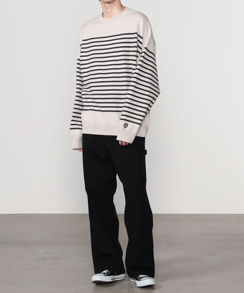 ORCIVAL（オーシバル）の「ORCIVAL | プレーティング プルオーバーニット MEN（ニット/セーター・メンズ・ホワイト系その他/ブラック系その他/グレー系その他/ベージュ系その他・4/3/5）」の12枚目の写真