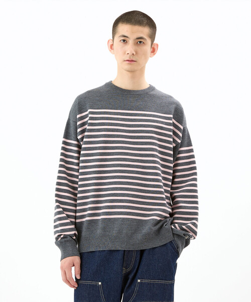 ORCIVAL（オーシバル）の「ORCIVAL | プレーティング プルオーバーニット MEN（ニット/セーター・メンズ・ホワイト系その他/ブラック系その他/グレー系その他/ベージュ系その他・4/3/5）」の11枚目の写真