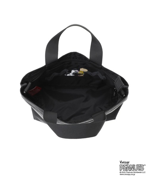 Manhattan Portage（マンハッタンポーテージ）の「MICRO PORTAGE TOTE FLIGHT NYLON BACKING PEANUTS 25（トートバッグ・レディース・ブラック・X-SMALL）」の19枚目の写真
