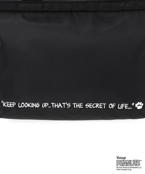 Manhattan Portage（マンハッタンポーテージ）の「MICRO PORTAGE TOTE FLIGHT NYLON BACKING PEANUTS 25（トートバッグ・レディース・ブラック・X-SMALL）」の5枚目の写真