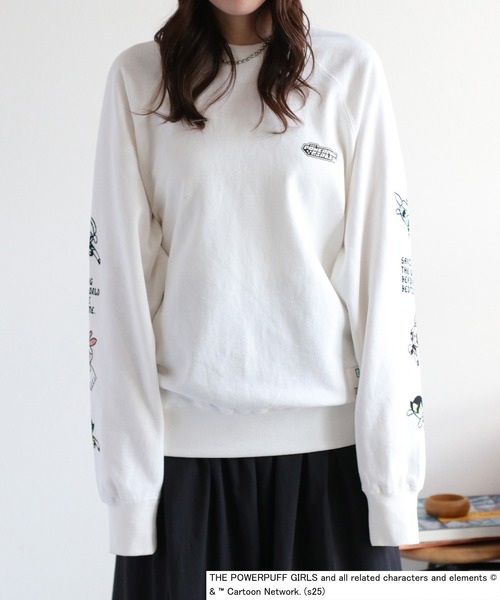 DISCUS ATHLETIC(ディスカス アスレチック)の「【DISCUS ATHLETIC × パワーパフガールズ】オーバーサイズプリントスウェット(スウェット・レディース・ホワイト系1/ホワイト系2/ブラック系2/ブラック系1・M)」の12枚目の写真