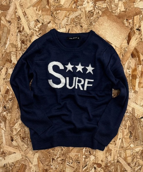 SHISKY（シスキー）の「ロゴ ニット ロンT キッズ（ニット/セーター・キッズ・杢グレー/ヘザーチャコール/ネイビー/ブルー系その他/チャコール/ブラック/ブラック系その他2/グレー系その他/ブルー系その他2/キャメル/ベージュ系その他/ブラック系その他・130/120/140/150/160）」の10枚目の写真