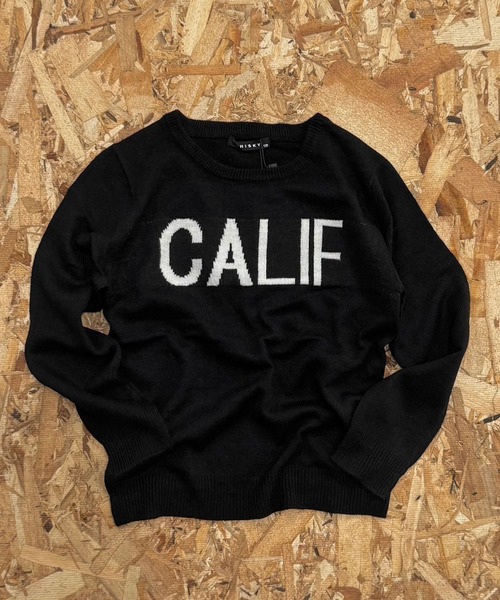 SHISKY（シスキー）の「ロゴ ニット ロンT キッズ（ニット/セーター・キッズ・杢グレー/ヘザーチャコール/ネイビー/ブルー系その他/チャコール/ブラック/ブラック系その他2/グレー系その他/ブルー系その他2/キャメル/ベージュ系その他/ブラック系その他・130/120/140/150/160）」の2枚目の写真