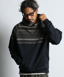 The DUFFER of ST.GEORGE | DUFFER ORIGINAL JACQUARD SWITCHING PARKA：オリジナル ジャガード 切替デザイン パーカー(パーカー)