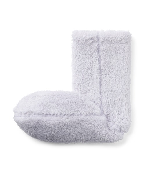 無印良品(ムジルシリョウヒン)の「婦人 足なり直角 再生ポリエステル ボアフリース ルームソックス(ソックス/靴下・レディース・ピンク/ブラウン系/ライトベージュ/ラベンダー/ブラウン/ライトグリーン・23-25cm)」の5枚目の写真