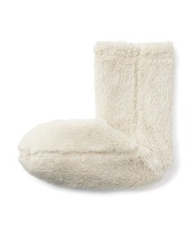 無印良品 | 婦人　足なり直角　再生ポリエステル　ボアフリース　ルームソックス(ソックス/靴下)