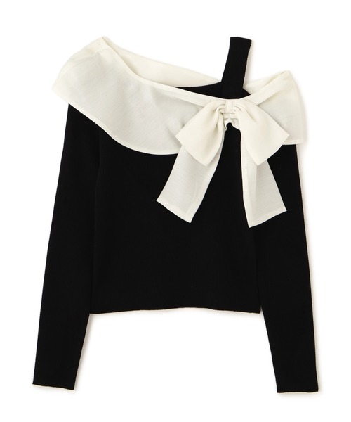 ◇アシメリボンニット(ニット/セーター)|JILL by JILL STUART ◇アシメリボンニット(ニット/セーター)|JILL by JILL STUART