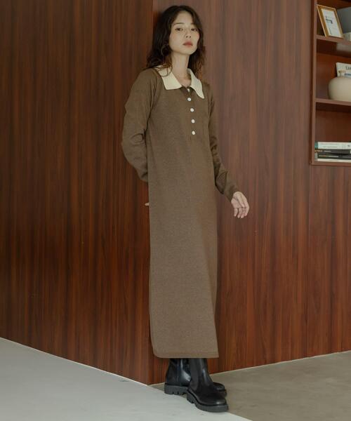 WEB限定』ニットポロワンピース（ワンピース）｜URBAN RESEARCH Sonny