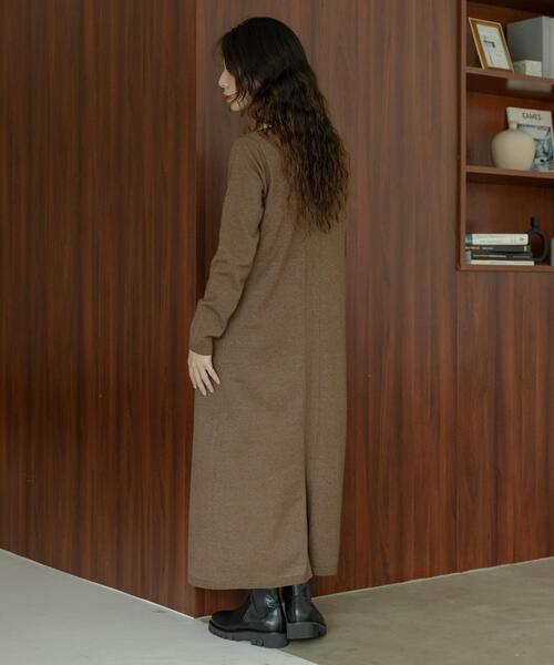 セール】『WEB限定』ニットポロワンピース（ワンピース）｜URBAN