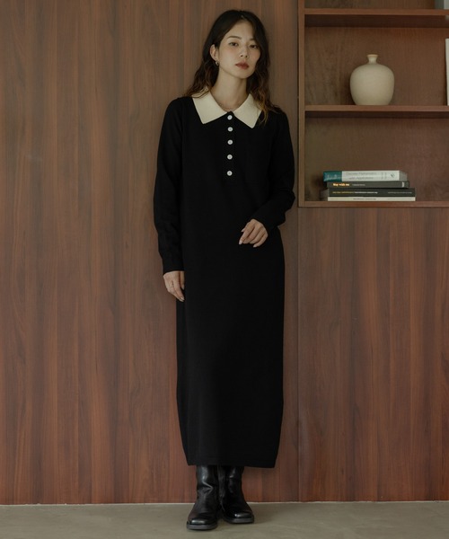 WEB限定』ニットポロワンピース（ワンピース）｜URBAN RESEARCH