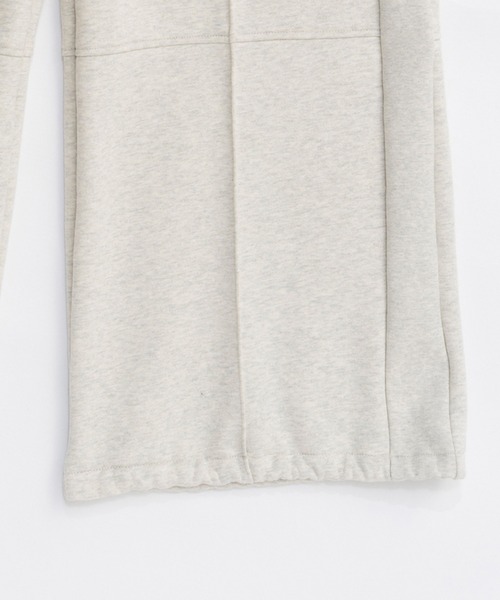 PRANK PROJECT（プランクプロジェクト）の「【Pre-Order】裏起毛スウェットワイドパンツ / Sweat Wide Pants（スウェットパンツ・レディース・ライトグレー/ブラック・38/36）」の11枚目の写真