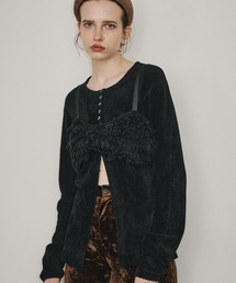 room153(ルームイチゴサン)のフリンジニットビスチェ(その他トップス)