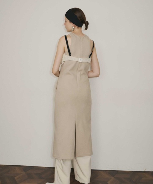 room153（ルームイチゴサン）の「フリンジニットビスチェ（その他トップス・レディース・ブラック/ホワイト/ベージュ・FREE）」の6枚目の写真