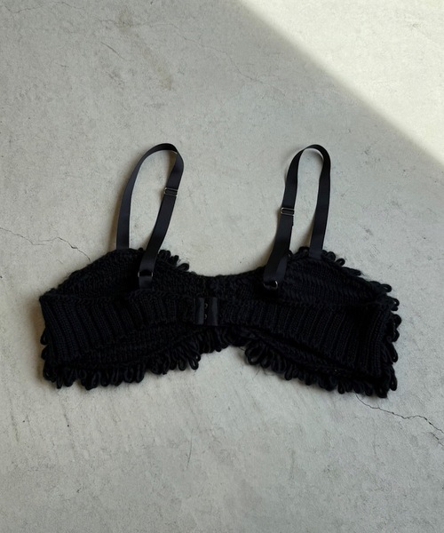 room153（ルームイチゴサン）の「フリンジニットビスチェ（その他トップス・レディース・ブラック/ホワイト/ベージュ・FREE）」の13枚目の写真