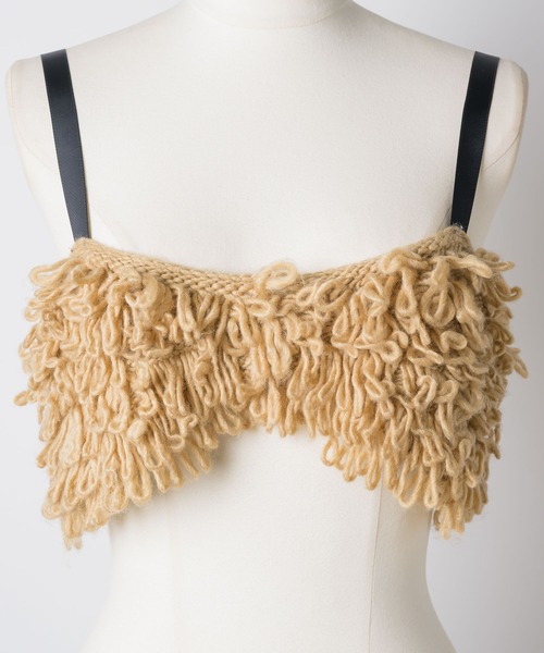 room153（ルームイチゴサン）の「フリンジニットビスチェ（その他トップス・レディース・ブラック/ホワイト/ベージュ・FREE）」の17枚目の写真