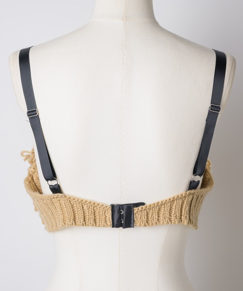 room153（ルームイチゴサン）の「フリンジニットビスチェ（その他トップス・レディース・ブラック/ホワイト/ベージュ・FREE）」の20枚目の写真