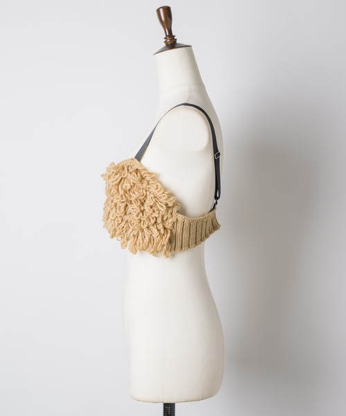 room153（ルームイチゴサン）の「フリンジニットビスチェ（その他トップス・レディース・ブラック/ホワイト/ベージュ・FREE）」の21枚目の写真