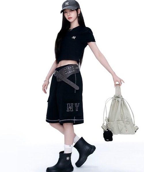 ☆☆☆ページ 日本未入荷】MLB KOREA ベーシック 巾着リュック NYヤンキース レッド