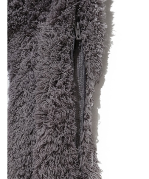 gelato pique Sleep(ジェラートピケスリープ)の「【Sleep】モコモコ 掛けカバー(シングル)(寝具・レディース・オフホワイト/グレー/ピンク・S)」の7枚目の写真