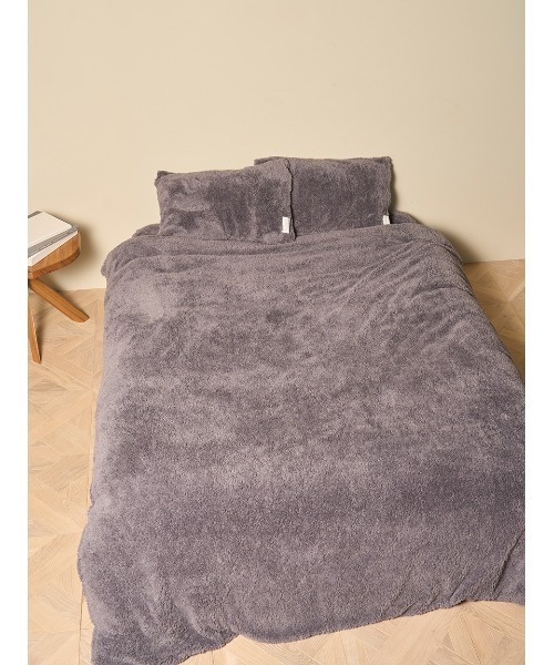 gelato pique Sleep(ジェラートピケスリープ)の「【Sleep】モコモコ 掛けカバー(シングル)(寝具・レディース・オフホワイト/グレー/ピンク・S)」の10枚目の写真