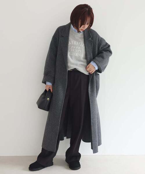 ＋81BRANCA（ハチイチブランカ）の「+81BRANCA/ハチイチブランカ SLOBE別注 ロゴスウェット（スウェット・レディース・グレー/アイボリー/ピンク/ブラウン・FREE）」の7枚目の写真