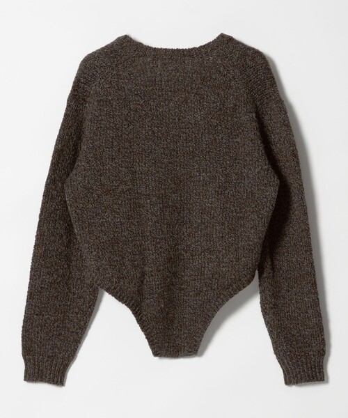 AEWEN MATOPH(イウエン マトフ)の「<AEWEN MATOPH>ウールアルパカ ニットロンパース(ニット/セーター・レディース・ダークブラウン/ベージュ・FREE)」の19枚目の写真