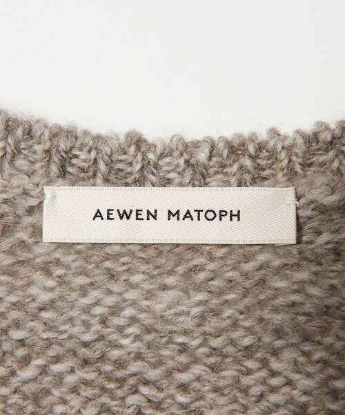 AEWEN MATOPH＞ウールアルパカ ニットロンパース（ニット/セーター