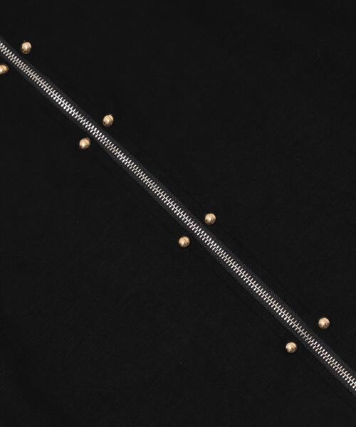 dispark（ディスパーク）の「DISPARK/【25年秋冬新作】オフショルスタッズデザイントップ（Tシャツ/カットソー・レディース・ブラック/ブラウン・FREE）」の16枚目の写真