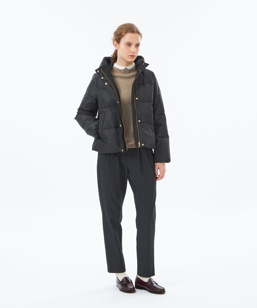 MACKINTOSH PHILOSOPHY(マッキントッシュ フィロソフィー)の「【WEB&一部店舗限定】グロッシーショートダウン(ダウンジャケット/コート・レディース・ブラック/ベージュ・36/38)」の8枚目の写真