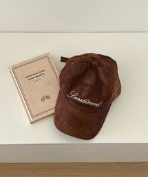 SANSeLF（サンセルフ）の「【SANSeLF】 コーデュロイロゴ刺繍キャップ saa25a132（キャップ）」