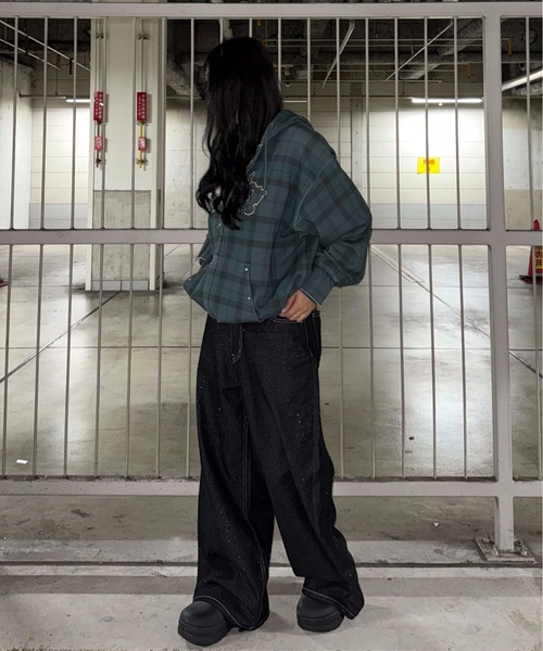 sedacle（セダクル）の「グリッター加工カーブデニム（デニムパンツ・メンズ・インディゴブルー/ブラック/ボルドー/ブラック系その他/カーキ・SMALL/LARGE/MEDIUM）」の12枚目の写真