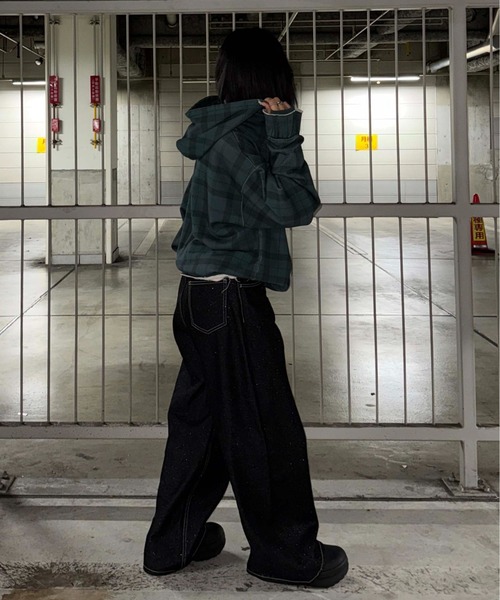 sedacle（セダクル）の「グリッター加工カーブデニム（デニムパンツ・メンズ・インディゴブルー/ブラック/ボルドー/ブラック系その他/カーキ・SMALL/LARGE/MEDIUM）」の14枚目の写真