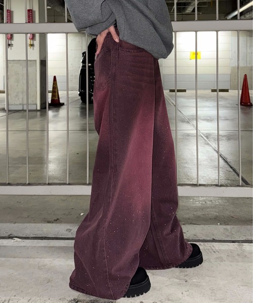 グリッター加工カーブデニム（デニムパンツ）｜sedacle（セダクル）の