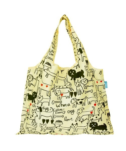 BACKYARD FAMILY(バックヤードファミリー)の「#DJQECOBAG デザイナーズコラボ ショッピングバック 2(クラッチバッグ・レディース・レモンイエロー/ピンク系1/その他1/オレンジ系1/その他2/イエロー系1/その他3/ブルー系1/ホワイト系1/グレー系1・FREE)」の2枚目の写真