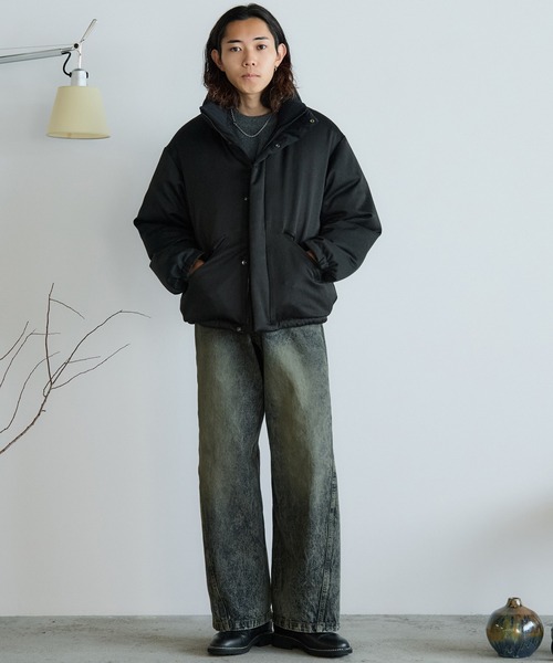 WYM LIDNM(ウィム バイ リドム)の「REVERSIBLE WOOLY DOWN JACKET(ダウンジャケット/コート・メンズ・グレー/ブラック/チャコール/アッシュブラウン・XL/L/M/S)」の14枚目の写真